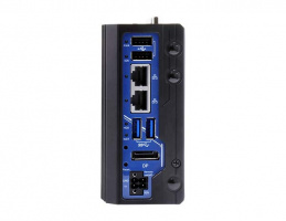 POC-40 Elkhart Lake Atom x6211E Ultra-compact Fanless Computer Front I/O